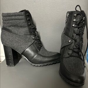 Antonio Melani Boots Textile leather upper text/leather sock and lining